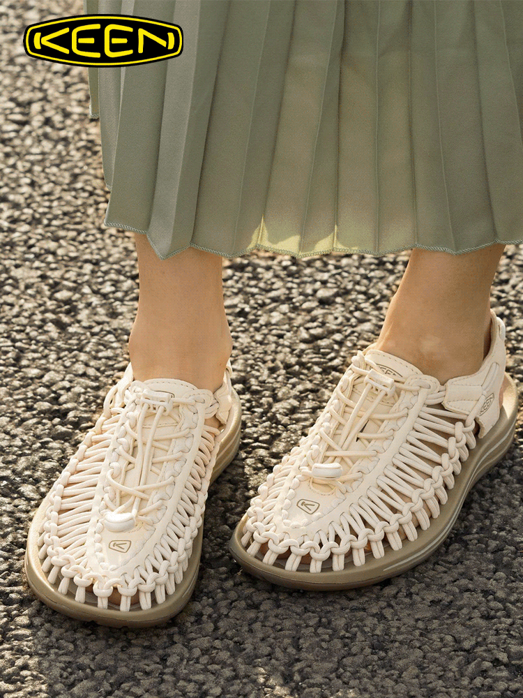 【オープンエアスニーカー】手編み風のビーチサンダル