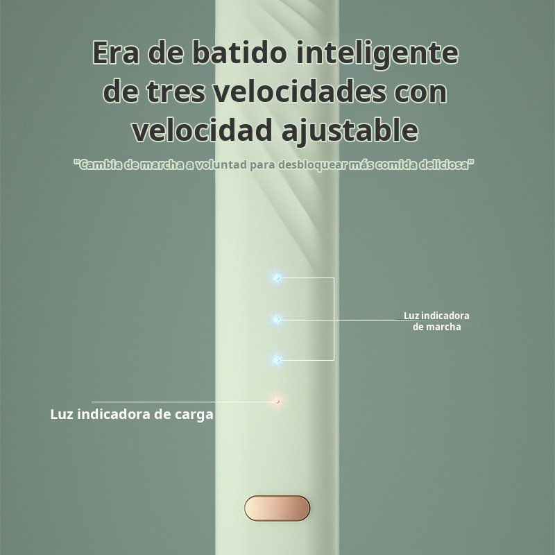 Espumador de leche, batidor de huevos, espumador de leche inalámbrico, espumador de leche para café,