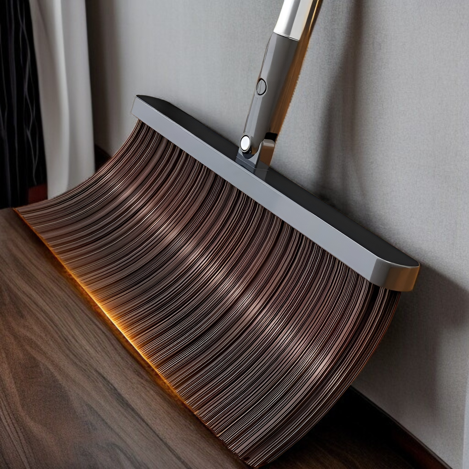 Jiabangshouの新しいほうきとちりとりのセットの組み合わせの掃除用ほうき柔らかい毛の家庭用ほうき掃除毛屋内ゴミ