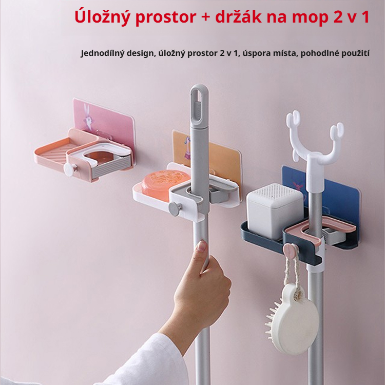 Multifunkční držák na mop