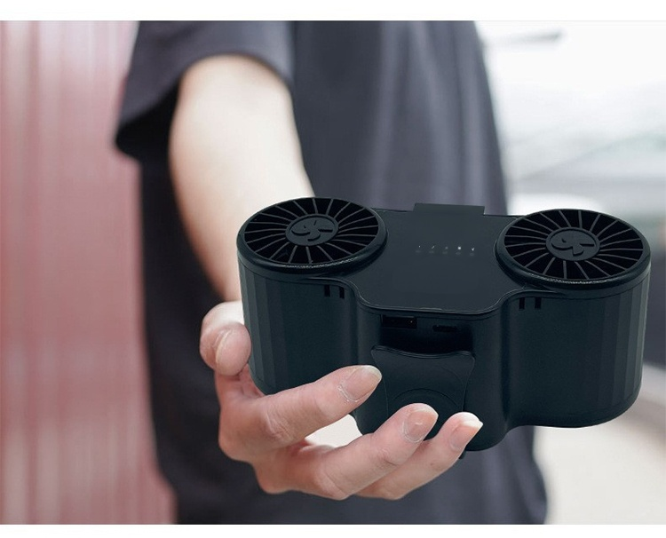 軽量で持ち運びやすい冷却ファン