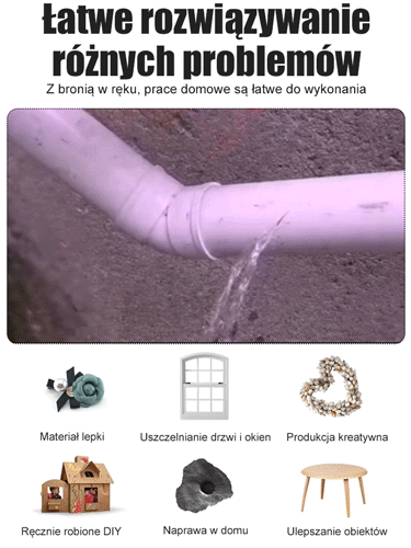 Przenośna pistolet do kleju topliwego do spawania