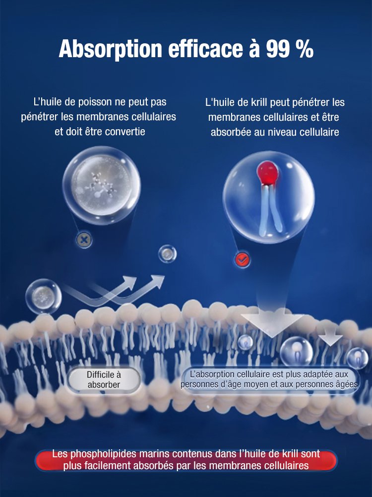 Huile de krill importée de Russie