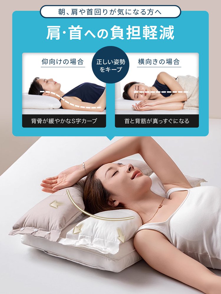 ３in１頚椎サポート枕
