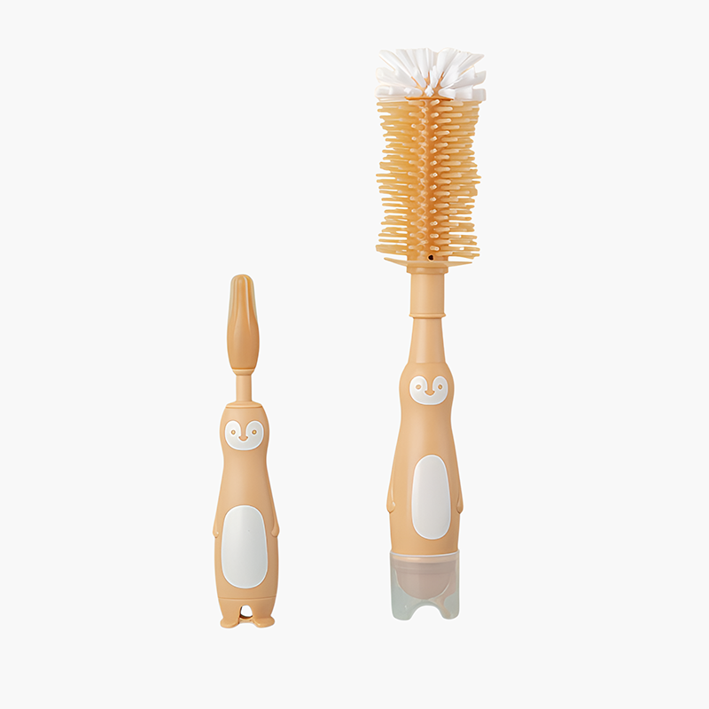 Multi functional silicone nylon brush