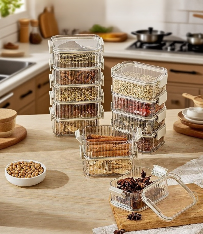 가정용 주방 식품급 밀봉 저장함 전체 이미지