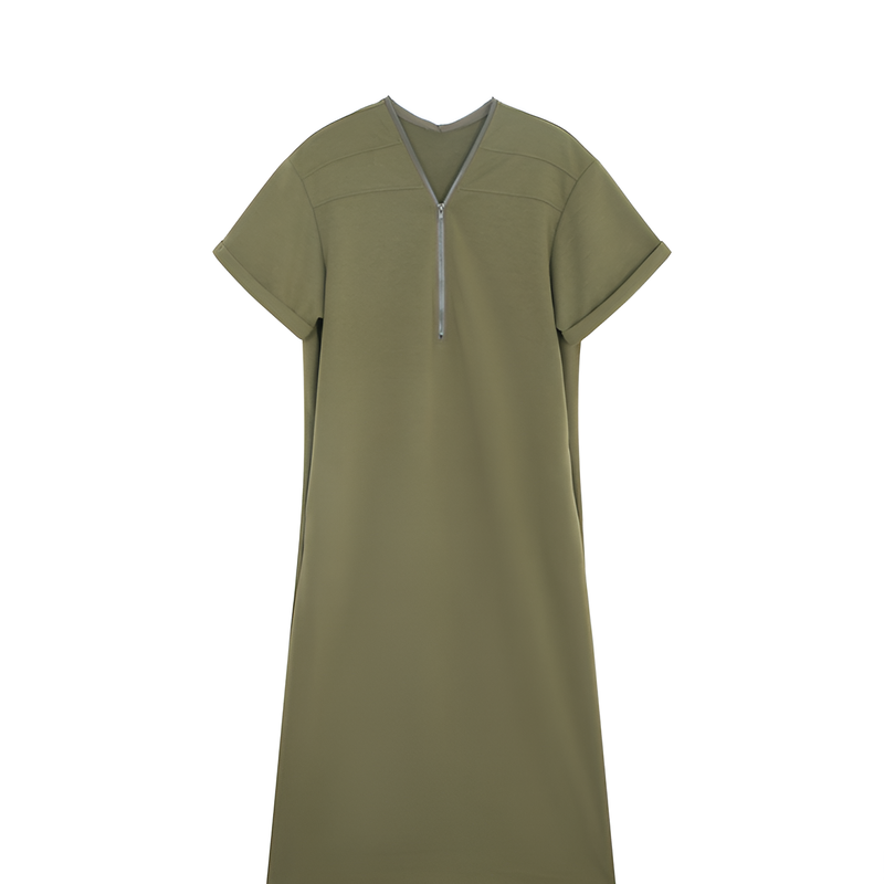 着痩せロングワンピース