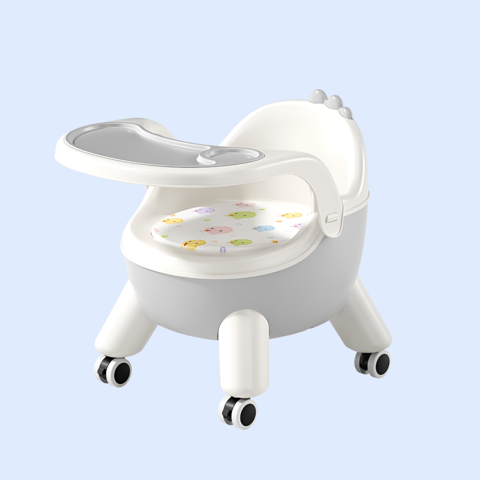 ベビーダイニングテーブル、ダイニングチェア、かわいい小さな恐竜の形、かわいいドラゴンスツール、子供用チェア、家庭用プラスチック製背もたれシート