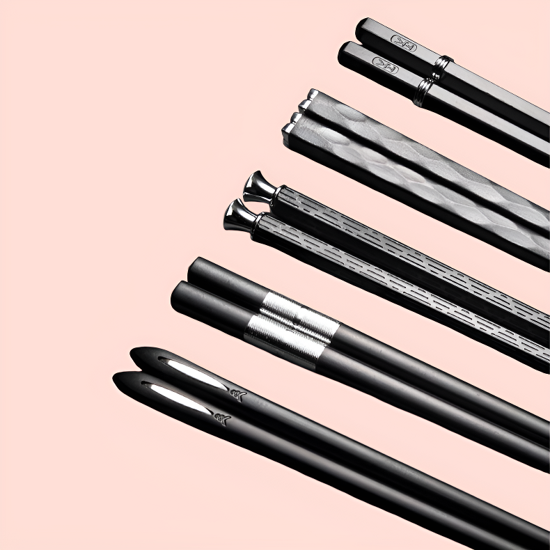 滑り止め高温合金製箸 家庭用箸