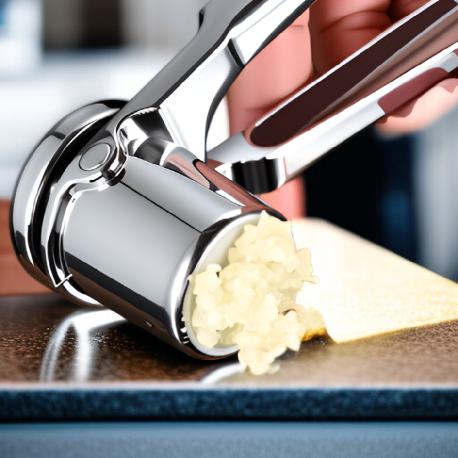 손쉽게 마늘을 분쇄하는 회전 프레스