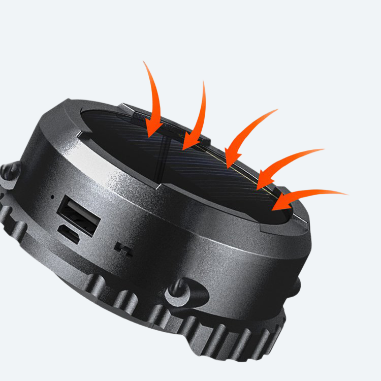 Solar Powered Electric Fan Camping Light