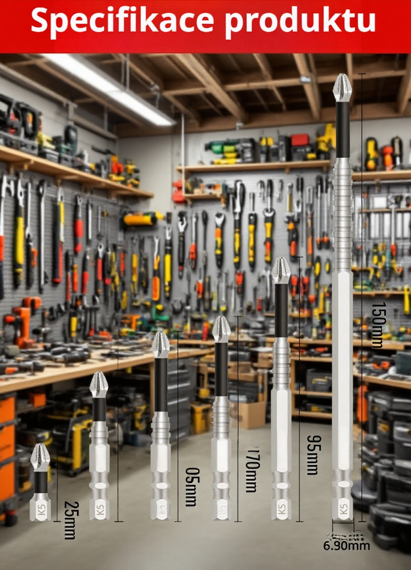 Kvalitní sada elektrických šroubováků