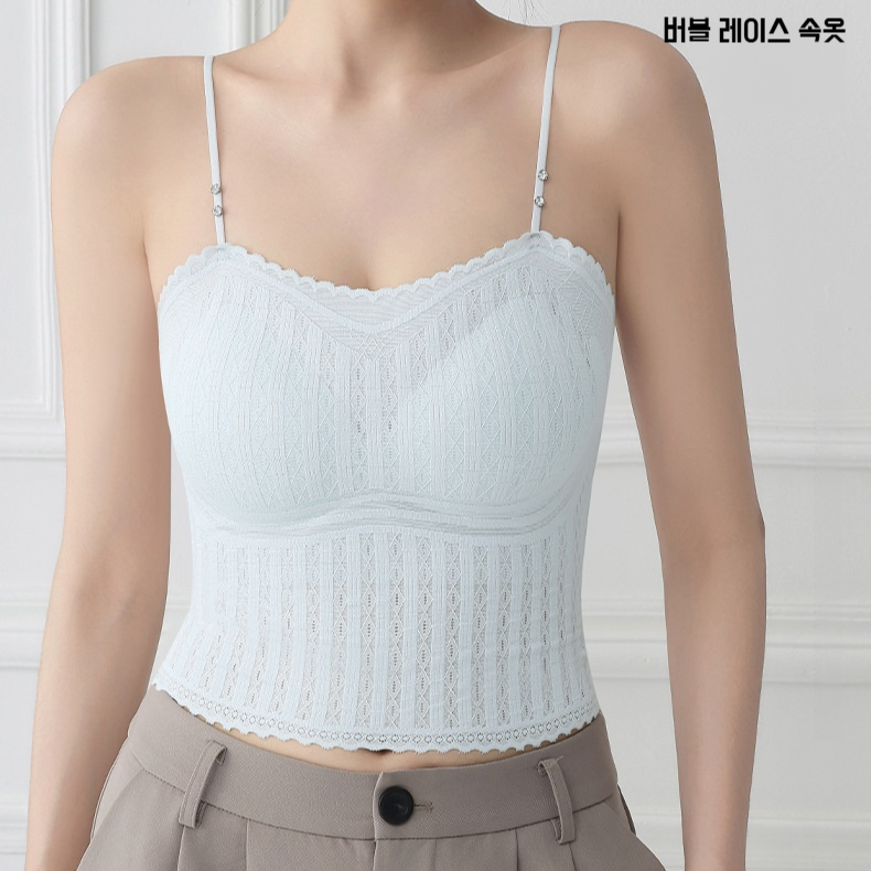 여성 아이스 슬림핏 나시 전체 이미지