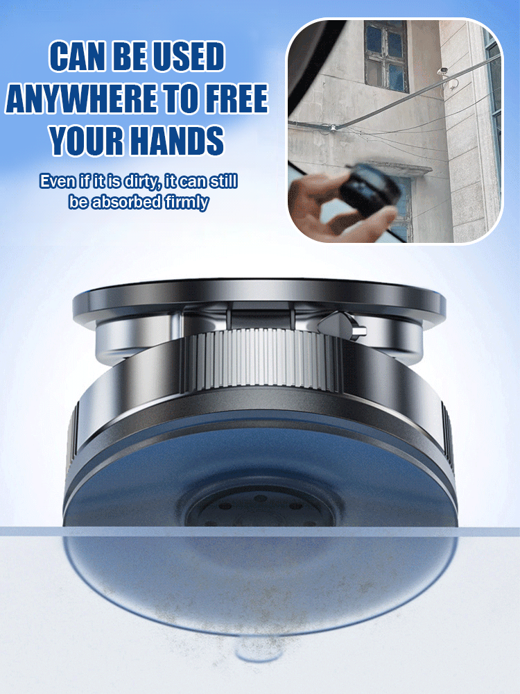 Vacuum adsorption strong magnetic mobile phone holder