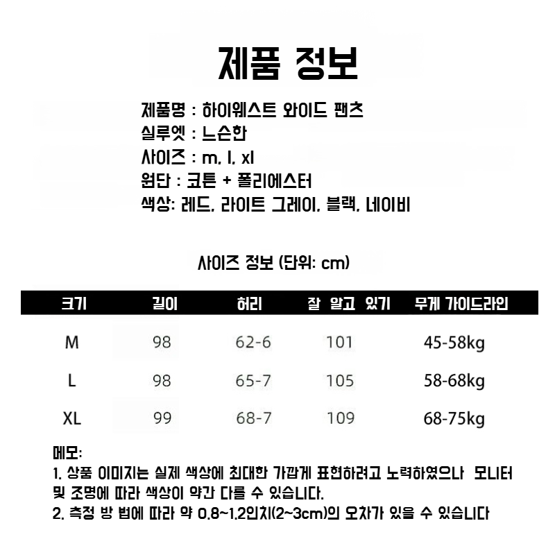 레드 스트링 포인트가 돋보이는 팬츠 디테일