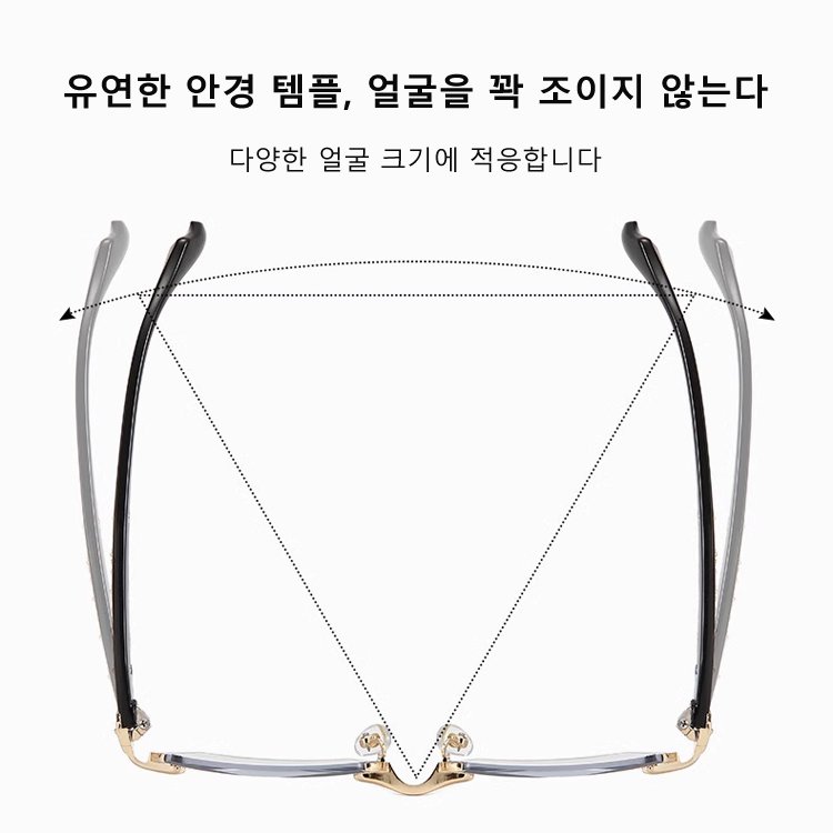 빈티지 무테 고화질 돋보기 안경【분위기 가득】