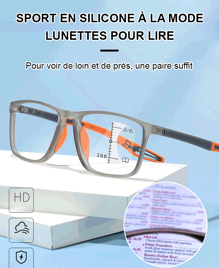 Lunettes de presbytie anti-lumière bleue ultra-légères et confortables