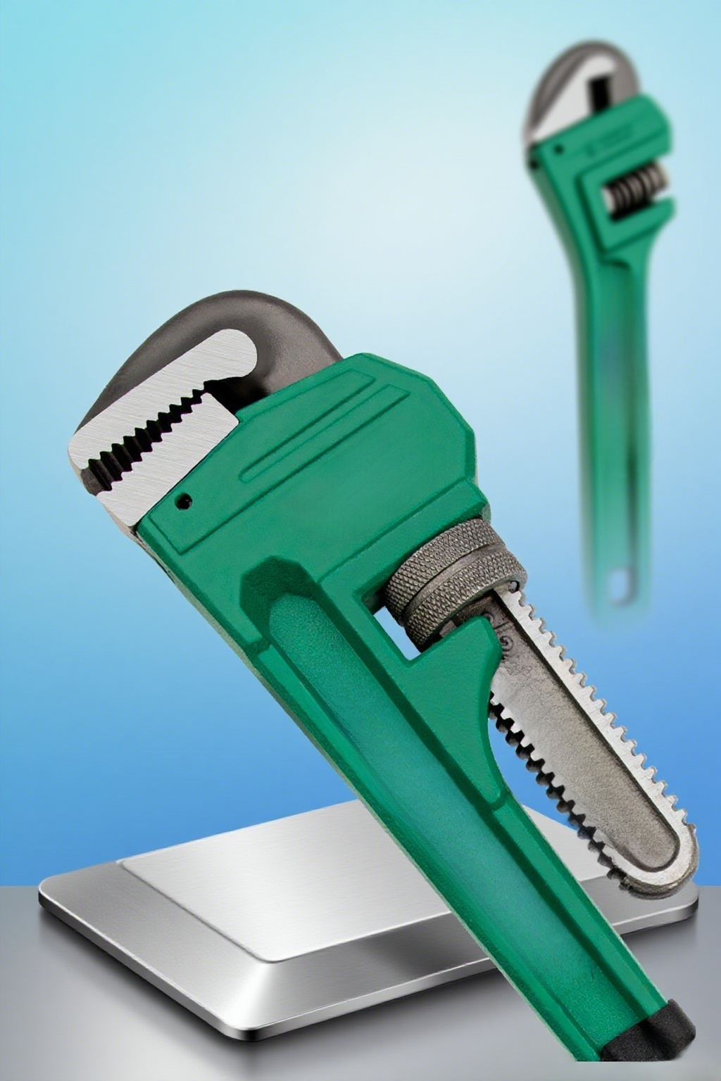 고경도 소재로 제작된 파이프 렌치