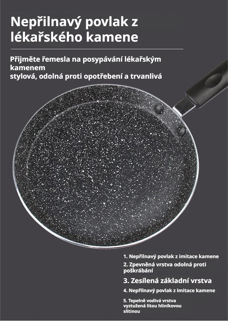 Vaření zeleniny v nepřilnavé pánvi z uhlíkové oceli