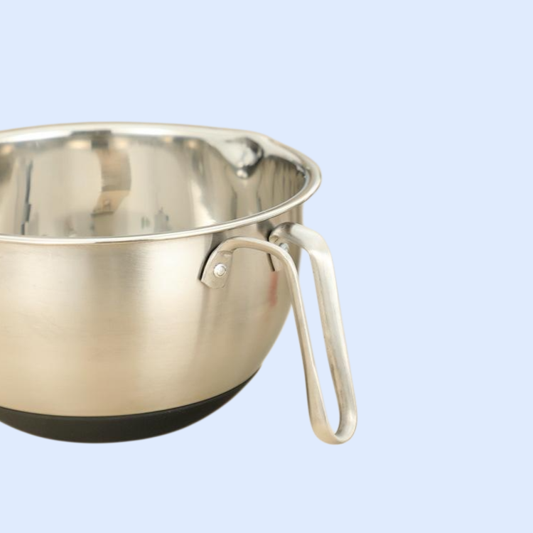 스테인리스 스틸 손잡이 실리콘 바닥 믹싱볼