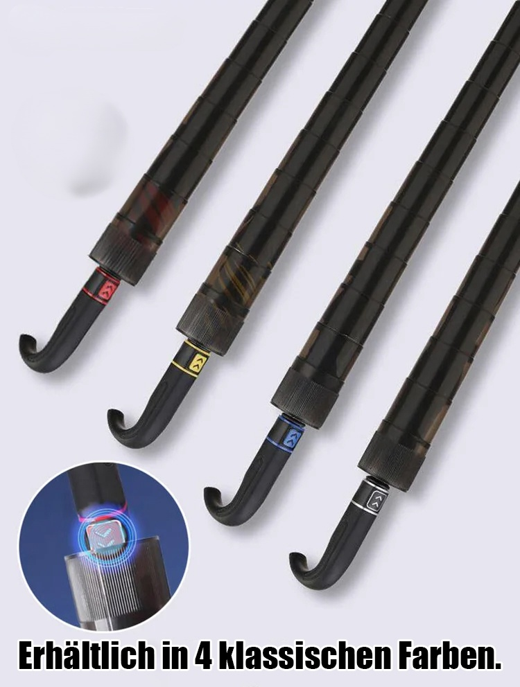 Selbstöffnender doppelter sturmsicherer Regenschirm