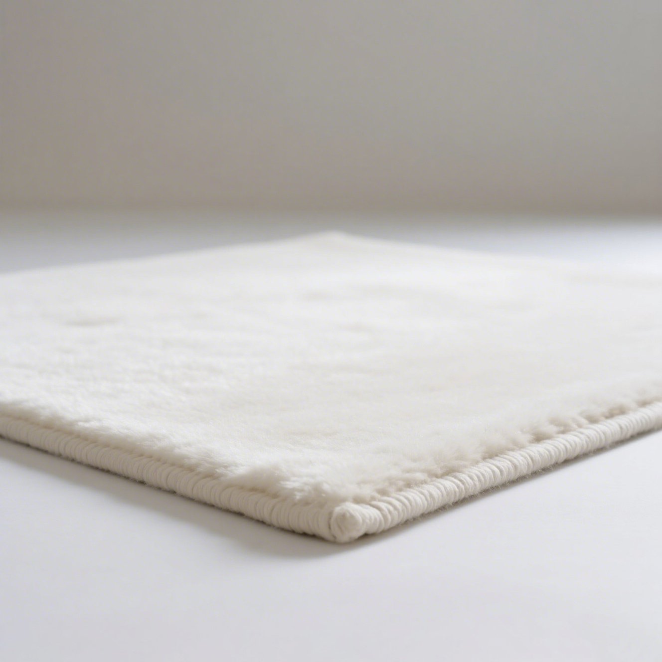 Detail struktury mléčně bílého koberce