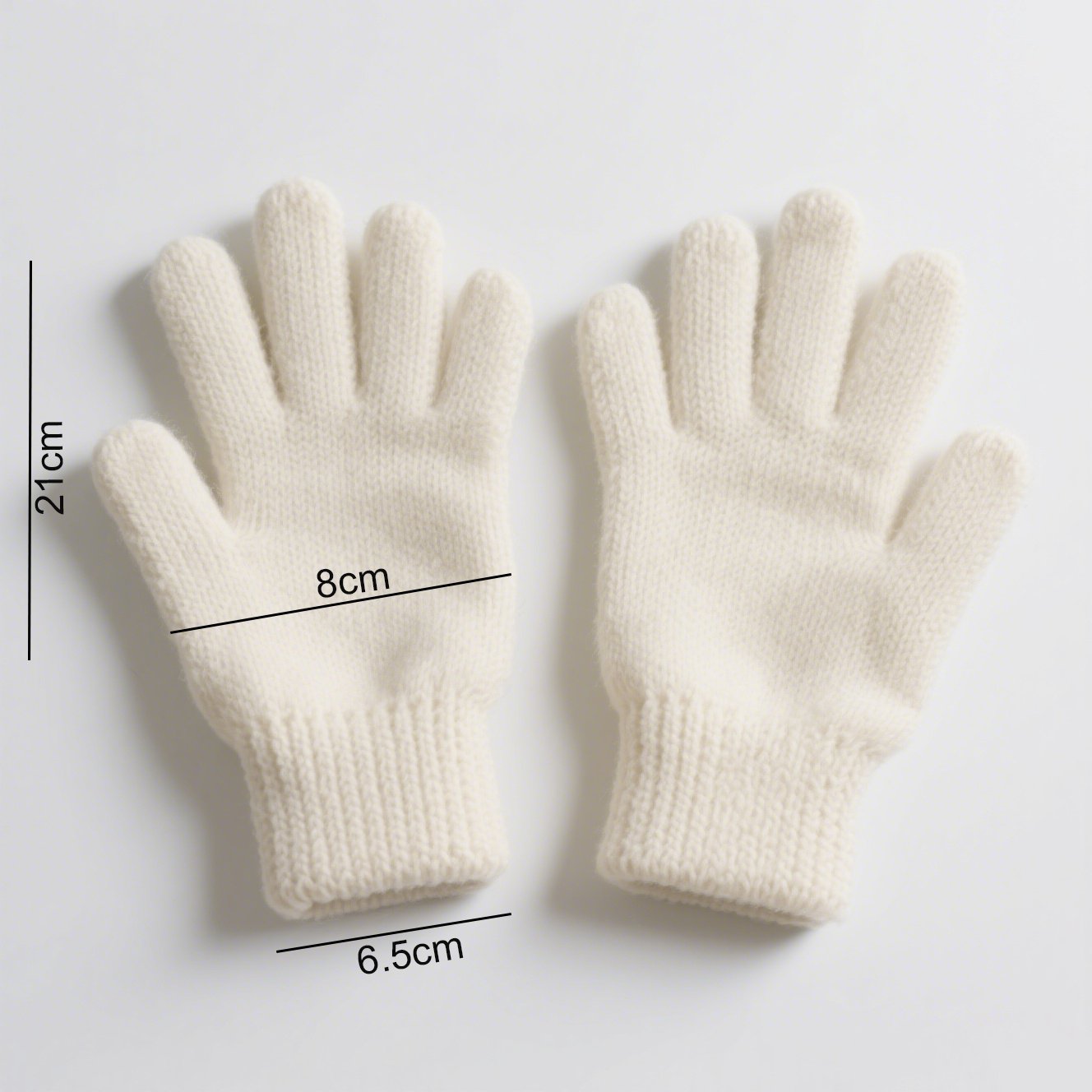 Stylové vlněné rukavice na zimu