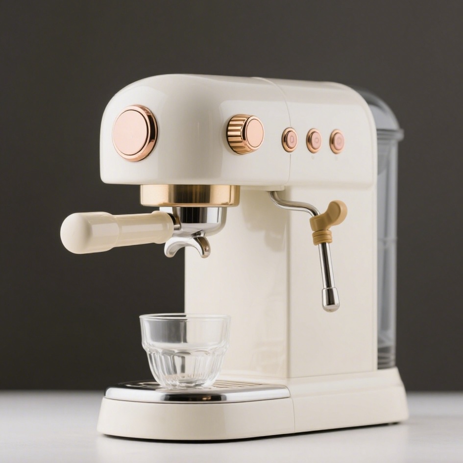 Detail ovládacího panelu inteligentního kávovaru