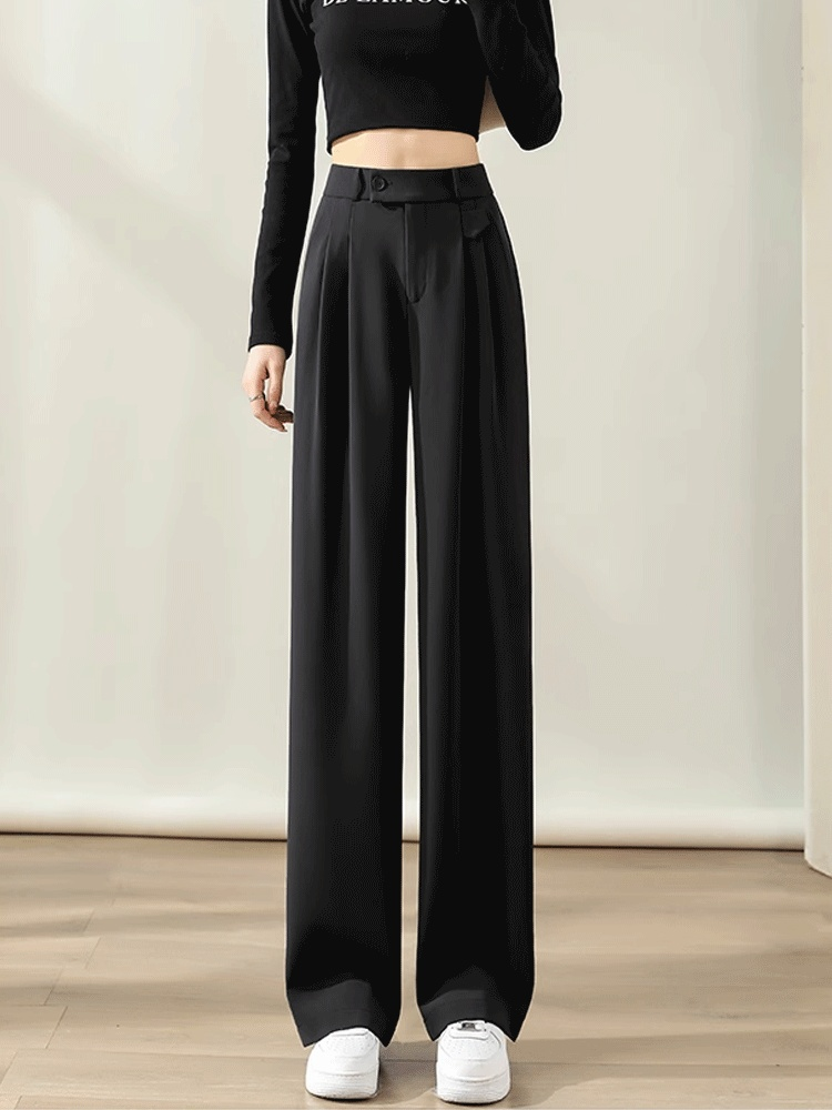 接触冷感ワイドパンツ