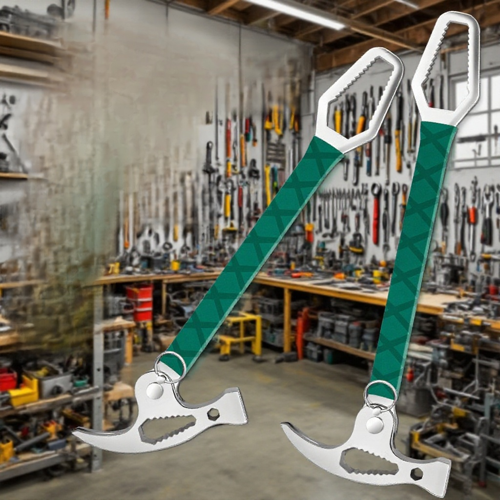 多功能折疊實心連體羊角錘