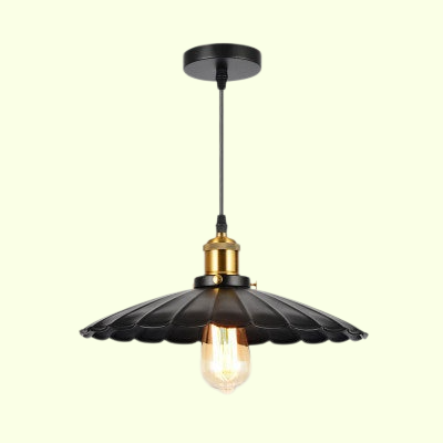 복고풍 블랙 샹들리에