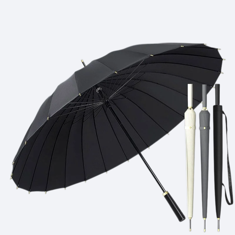 24骨長柄風雨に強い大型傘