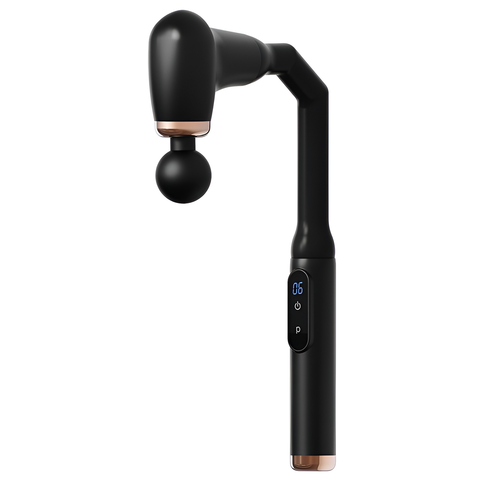 筋膜ガン ロングハンドルデザイン 湾曲フック 筋膜ガン 延長バックビートアーティファクト 電動調整マッサージ スポーツ フィットネス 筋膜ガン マッサージャー