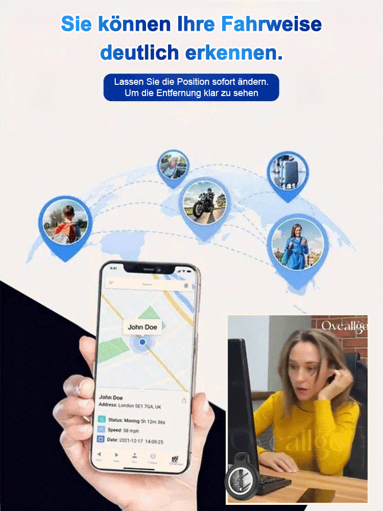 Nie wieder verlieren Intelligenter Anti Verlust Tracker