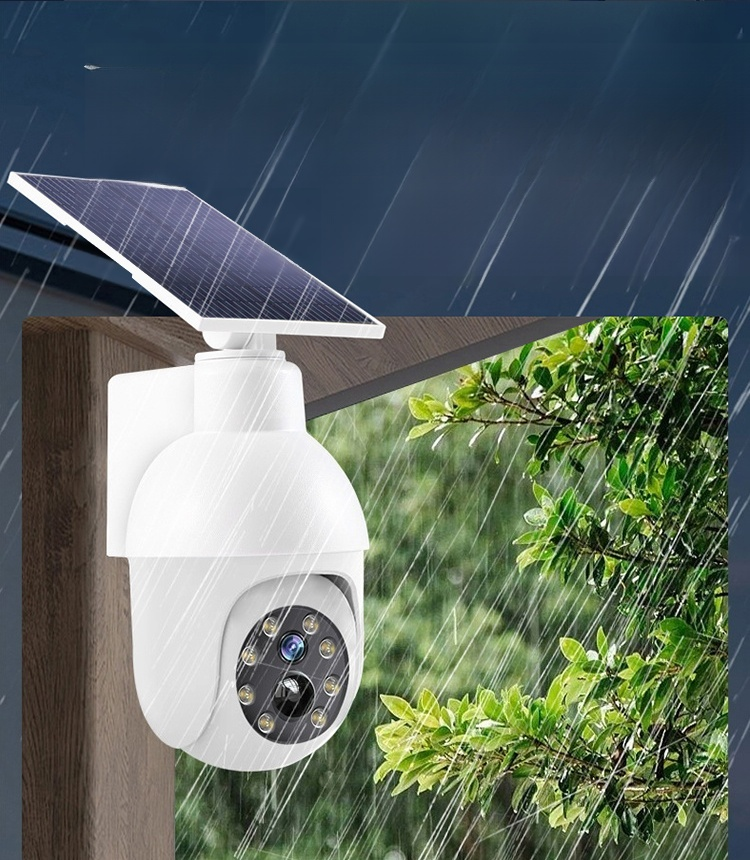 Simulated surveillance camera street light