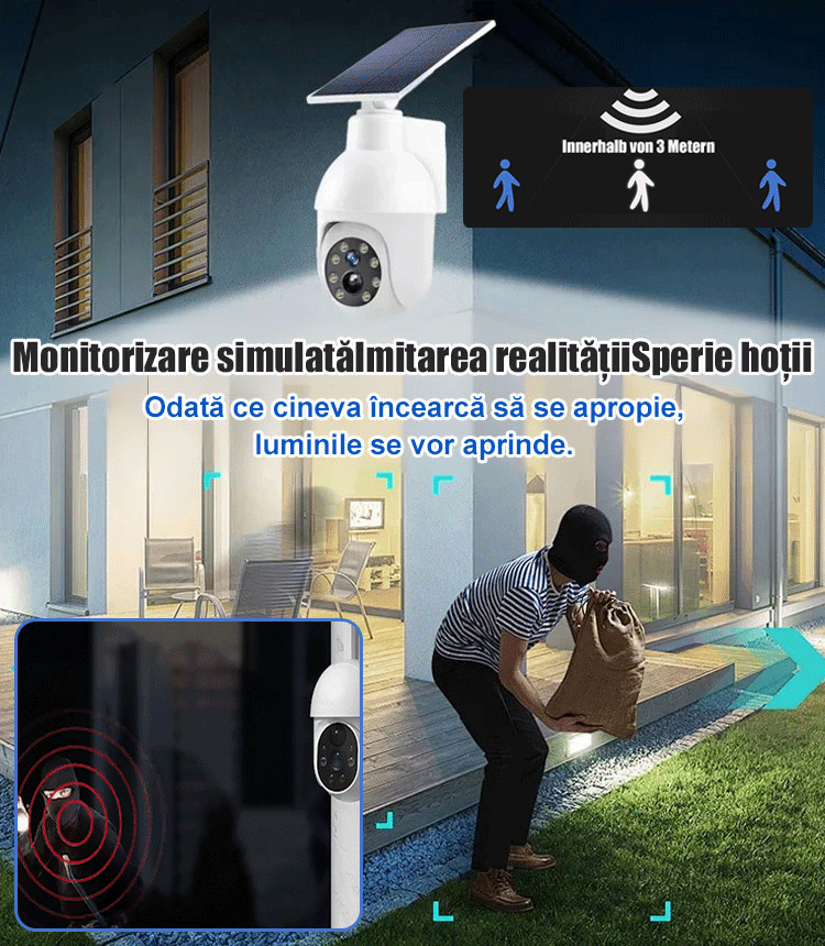 Cameră de supraveghere stradală falsă