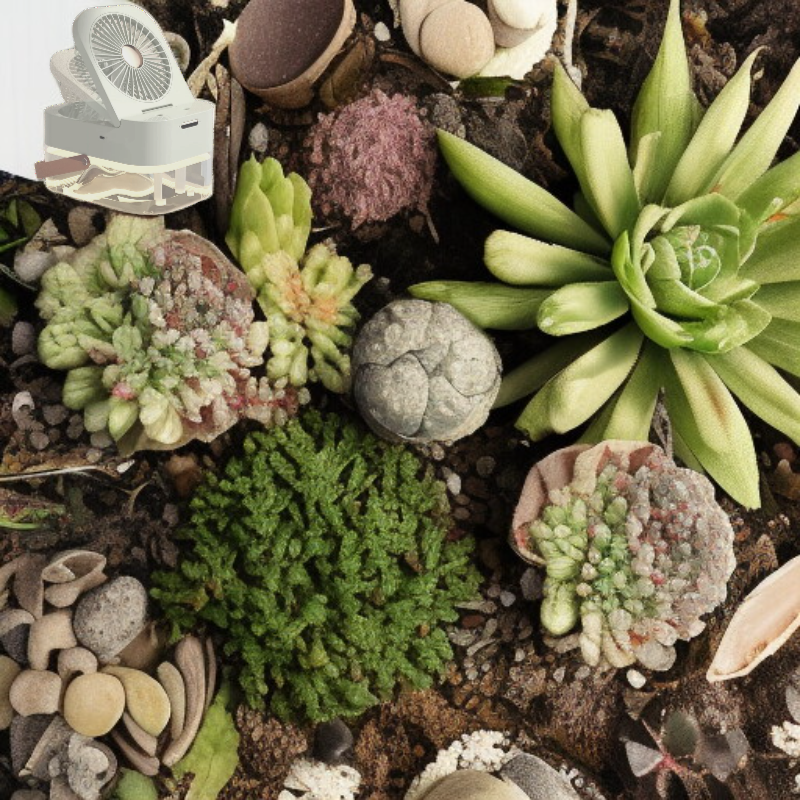 충전식 가습 분무 팬