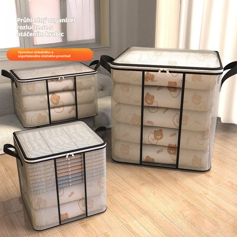 Velkokapacitní úložný vak na přikrývky, odolný proti prachu, plísním a vodě