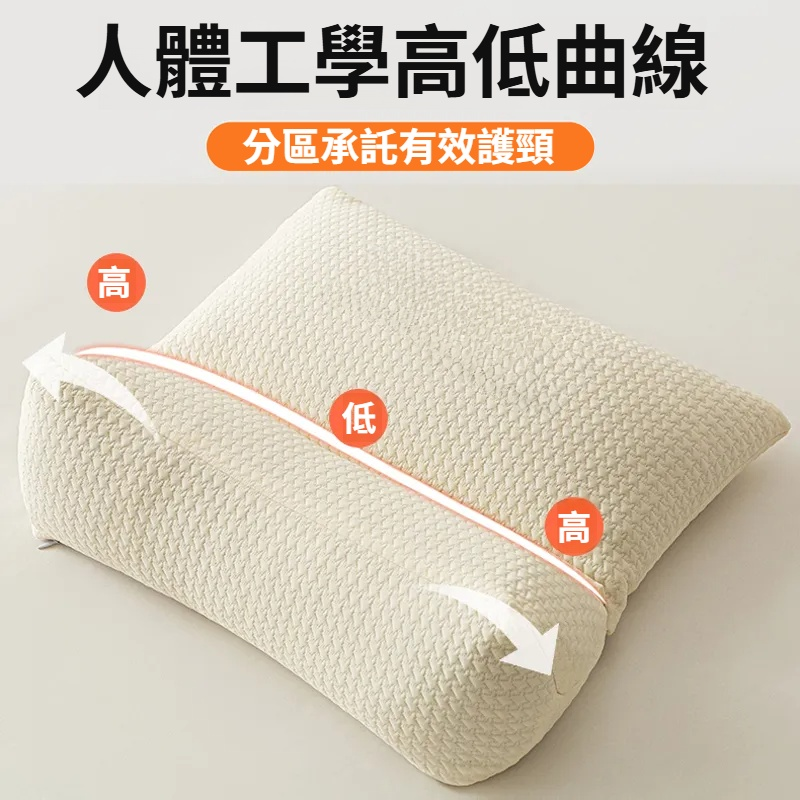 荞麥殼三角連體頸椎枕家用護頸睡眠牽引枕成人可拆卸組合荞麥枕頭
