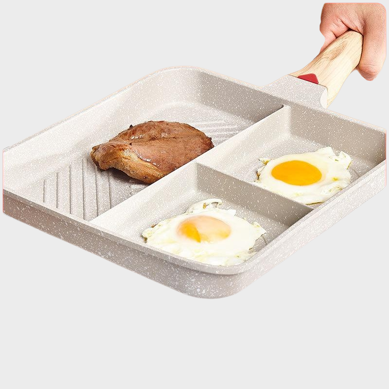 의료용 스톤 3종 아침 식사용 냄비와 오믈렛 냄비