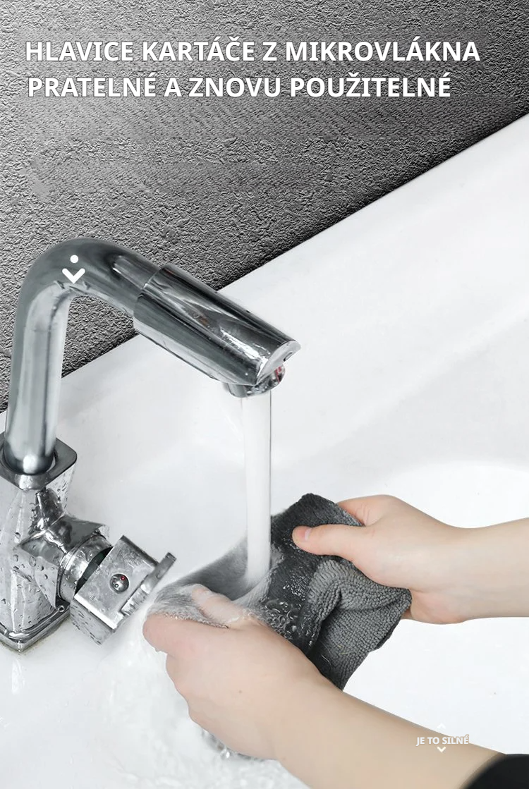 Kartáč na čištění pod pohovkou a skříní