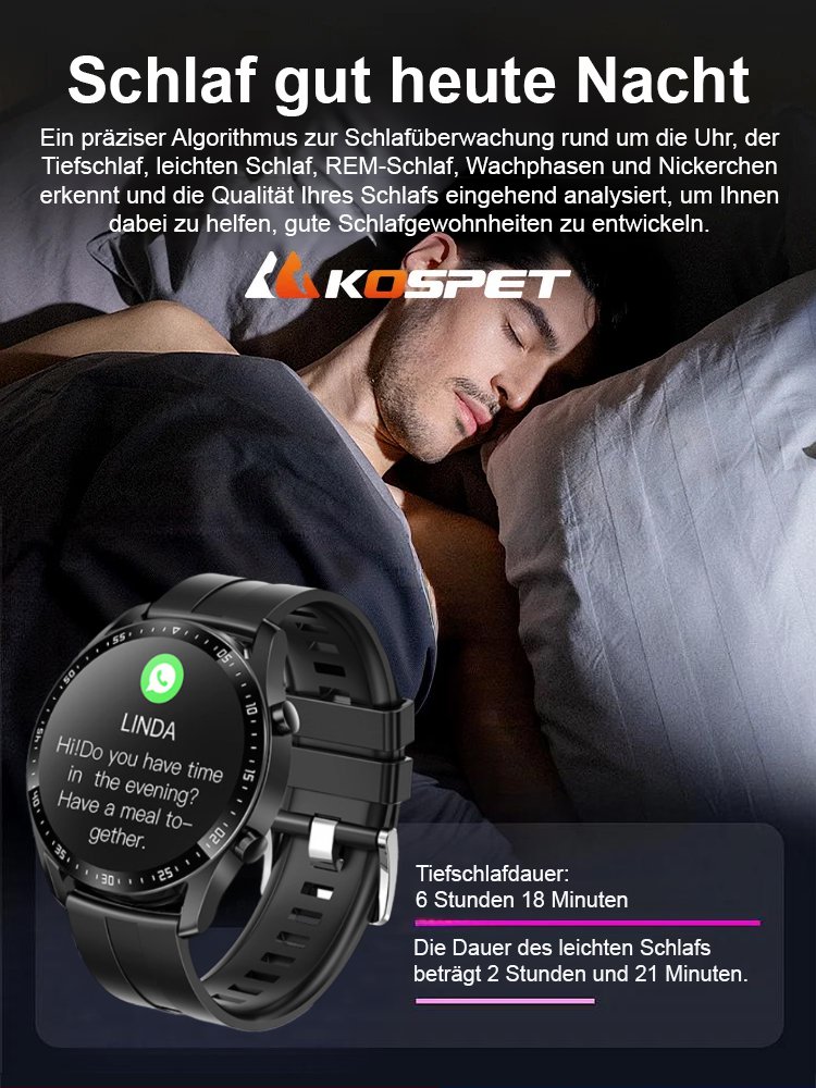 T3 Multifunktions-Sauerstoff-Herzfrequenz-Smart-Sportuhr