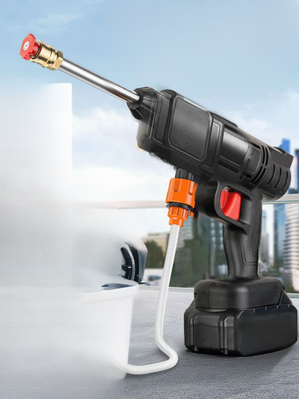 Household electric high-pressure car wash water gun