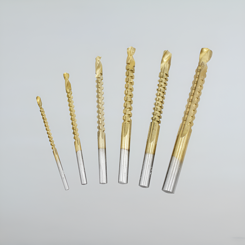 Twist drill bit saw drill set