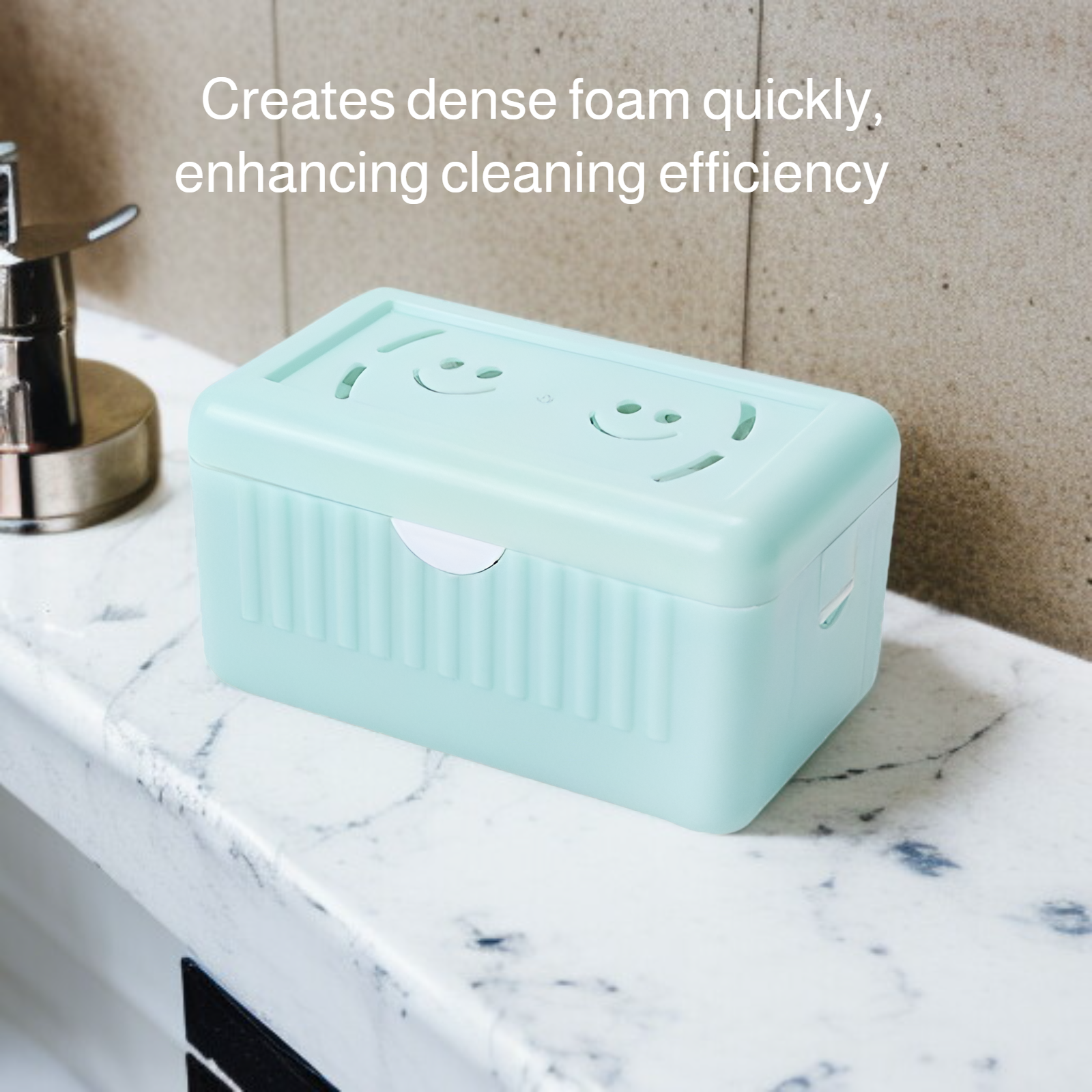 Foaming laundry soap box