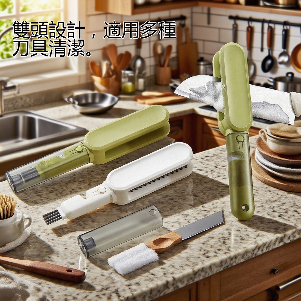 雙頭刀具清潔刷