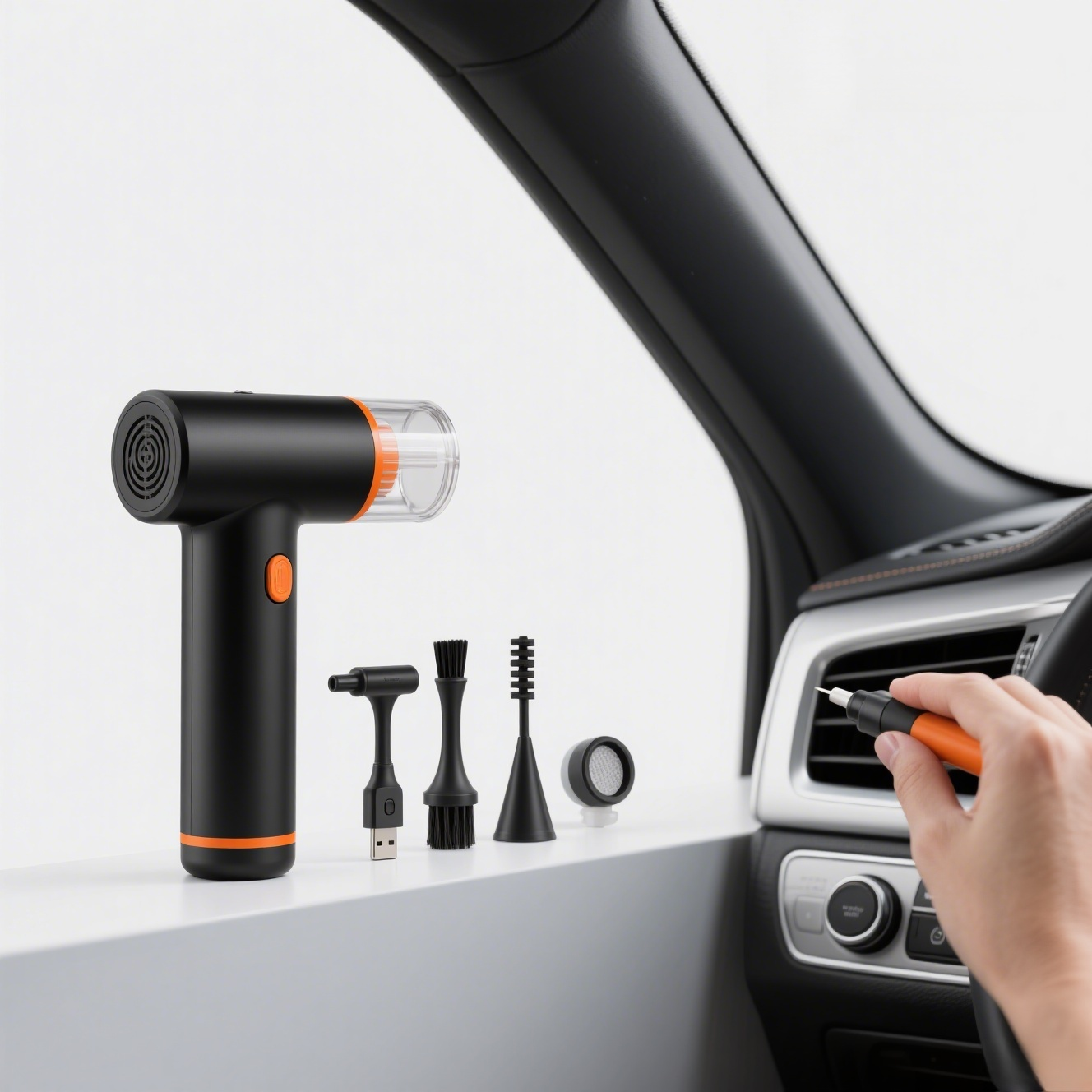 Super sací bezdrátový multifunkční vysavač do auta