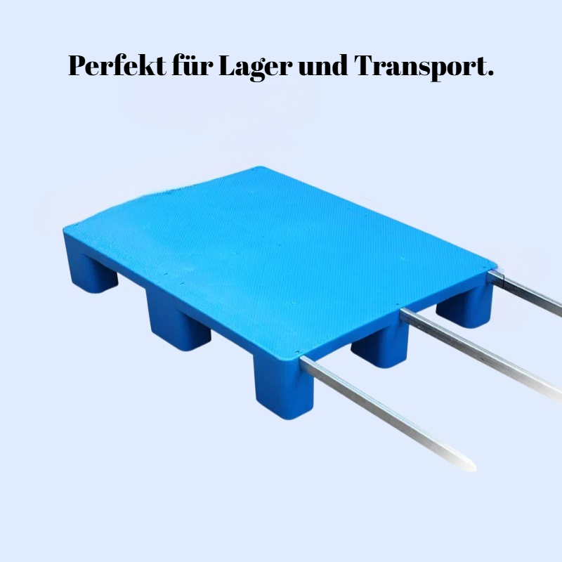 Leichte Kunststoff-Palette für Gabelstapler, Bodenpalette