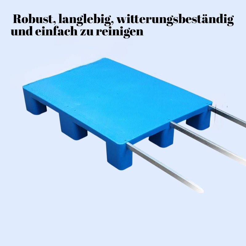 Leichte Kunststoff-Palette für Gabelstapler, Bodenpalette