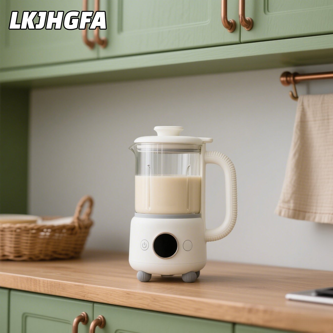 Preparación de batidos saludables con licuadora automática